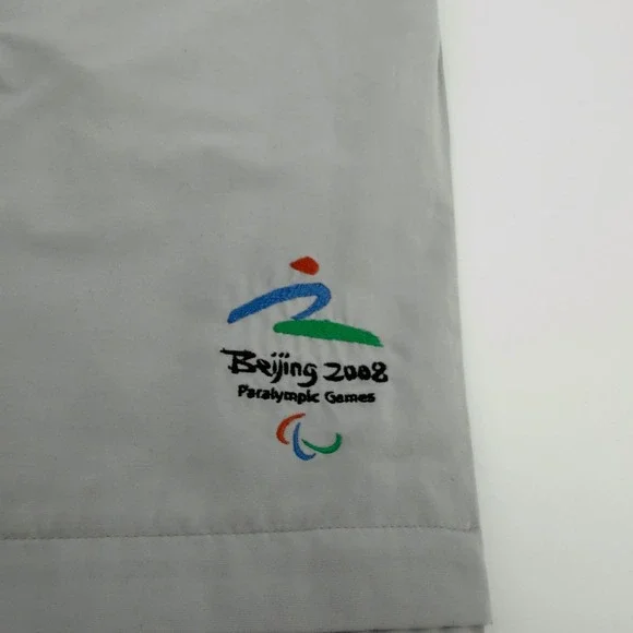 NEW Adidas Beijing 2008 Paralympic Games 2XL Gray Convertible Pants Deadstock